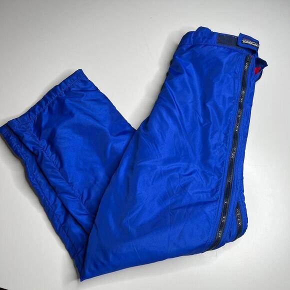 vintage patagonia 90s snap-t full zip jacket pants set blue red fleece usa - Picture 7 of 15